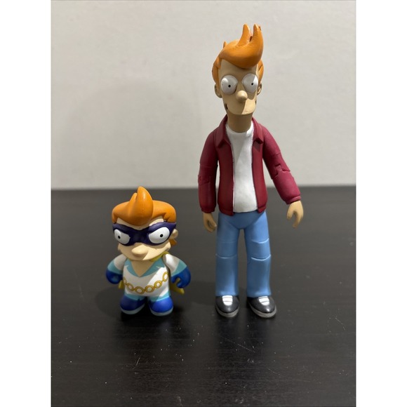 Toynami Other - Toynami Futurama Phillip J Fry 2007 6" Figure and Captain Fry Futuruma Series 2